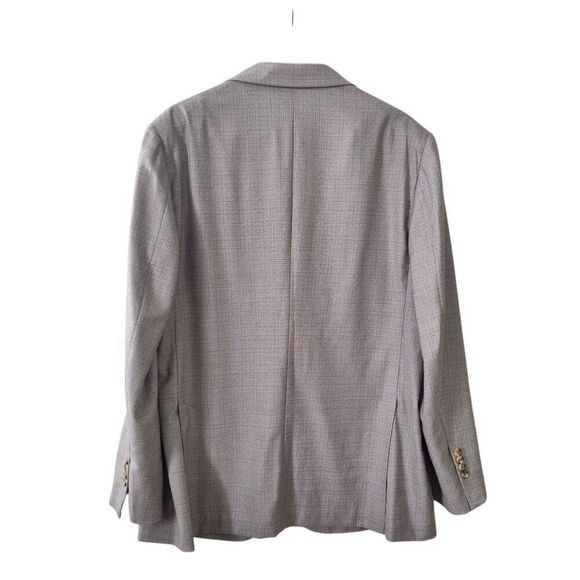 Plaid Wool Blazer by Franck Namani | Ultimum 130's Private Collection | Classic - Picture 2 of 10